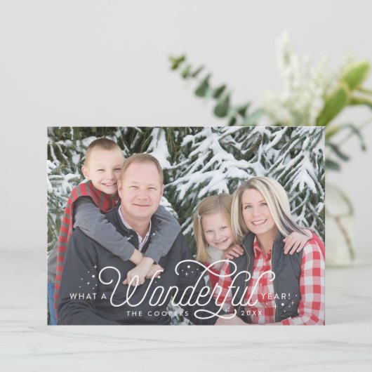 Uitstekende kerstkaarten met volledige openbaring feestdagenkaart (Staand voorkant)