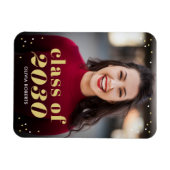 Uitstekende klasse EDITABLE Afstuderen Magnet Magneet (Horizontaal)