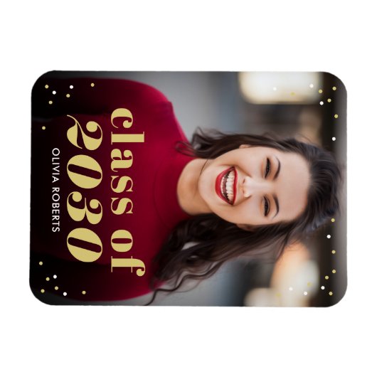 Uitstekende klasse EDITABLE Afstuderen Magnet Magneet (Horizontaal)