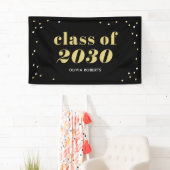 Uitstekende klasse EDITABLE KLEUR Afstuderen Banne Spandoek (Insitu)