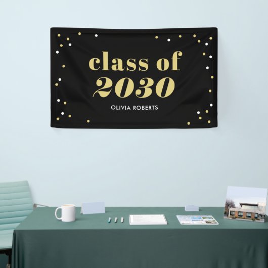 Uitstekende klasse EDITABLE KLEUR Afstuderen Banne Spandoek (Beurs)