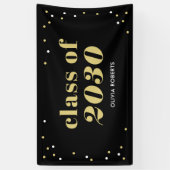 Uitstekende klasse EDITABLE KLEUR Afstuderen Banne Spandoek (Verticaal)