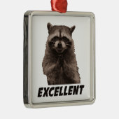 Uitstekende kwaadwillende wedloop metalen ornament (Rechts)