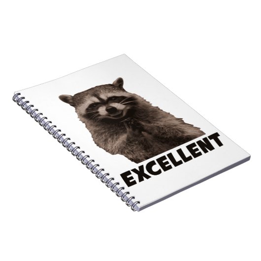 Uitstekende kwaadwillende wedloop notitieboek (Rechterzijde)