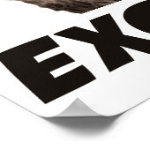 Uitstekende kwaadwillende wedloop poster (Hoek)