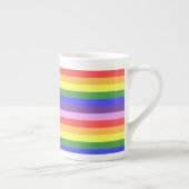 Uitstekende kwaliteit Rainbow Stripe heldere kleur Porselein Kop (Rechts)