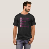 Uitstekende leerkracht Happy Efficient Mo T-shirt (Voorkant volledig)