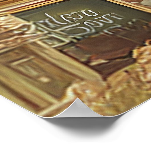 Uitstekende Leopard Lady Attitude Poster (Hoek)