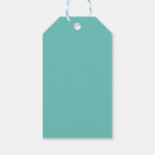 Uitstekende leraar cadeaulabel (Achterkant)