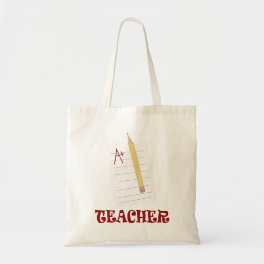 Uitstekende leraar tote bag (Voorkant)