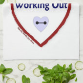 Uitstekende liefde - Sporthanddoek (personaliseren Theedoek (Gevouwen)