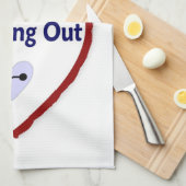 Uitstekende liefde - Sporthanddoek (personaliseren Theedoek (Quarter Fold)