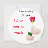 Uitstekende liefde voorstel uitnodiging Kaarten!" (Achterkant)