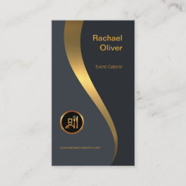 Uitstekende luxe gouden golfbreker visitekaartje