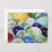Uitstekende marbles briefkaart (Voorkant / Achterkant)
