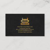 Uitstekende marmer Gold Lines, Trucker  Visitekaartje (Achterkant)