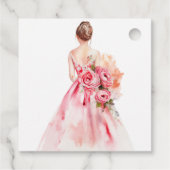 Uitstekende minimale bruiloft Vrijgezellenfeest Bedankjes Labels (Achterkant)