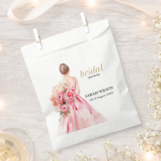 Uitstekende minimale Waterverf bruiloft Vrijgezell Bedankzakje (Geknipt)