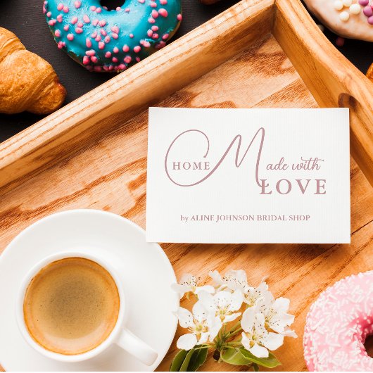 Uitstekende minimalistische kalligrafie Home Made  Rubberstempel