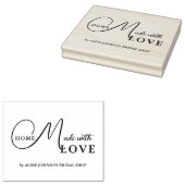 Uitstekende minimalistische kalligrafie Home Made  Rubberstempel (Gestempeld)