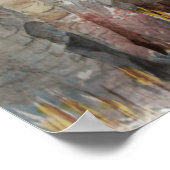 Uitstekende olifantenfamilie poster (Hoek)