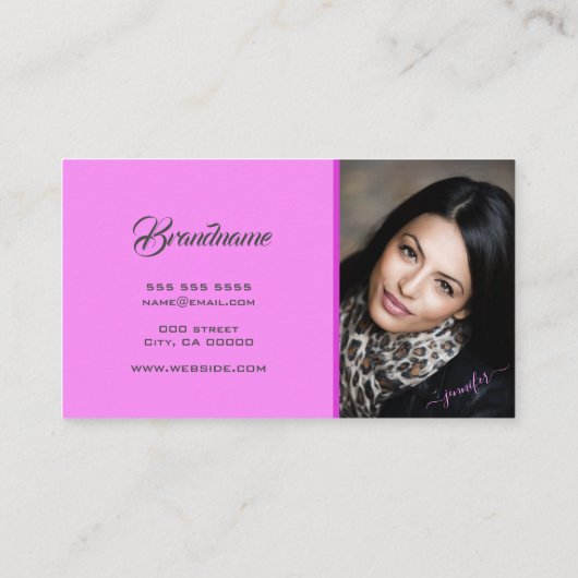 Uitstekende Paarse glitter Sparkle Stars Visitekaartje (Achterkant)