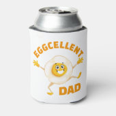 Uitstekende papa Uitstekend Ei Leuk Eten Pun Daddy Blikjeskoeler (Blikje Achterkant)