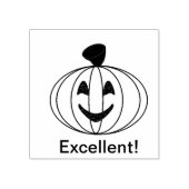 Uitstekende pompoen rubberstempel (Afrduk)