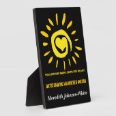 Uitstekende prijs voor vrijwilligers fotoplaat (Zijkant)