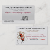 Uitstekende professionele cateringVisitekaartjes Visitekaartje (Voorkant / Achterkant)