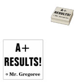 "UITSTEKENDE RESULTATEN!" Lof Stempel (Gestempeld)