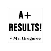 "UITSTEKENDE RESULTATEN!" Lof Stempel (Afrduk)