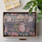 Uitstekende roze bloemen Decoupage papier voor art (Geschenk)