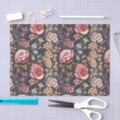 Uitstekende roze bloemen Decoupage papier voor art (Craft)