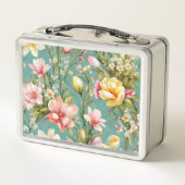 Uitstekende roze, gele Magnolia met witte bloemen (Achterkant)