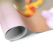 Uitstekende roze Sakura-ventilator Cadeaupapier (Rol Hoek)