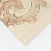 Uitstekende  Shabby Chic Fleece Deken (Hoek)