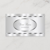 Uitstekende Silver Effect Professional en legant Visitekaartje (Voorkant)