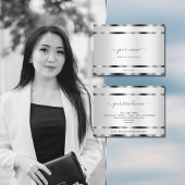 Uitstekende Silver Effect Professional en Modern Visitekaartje