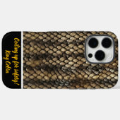 Uitstekende slangenhuidpatronen in natuur Case-Mate iPhone case (Achterkant (horizontaal))