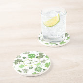 Uitstekende St. Patrick's Day Irish Zandsteen Onderzetter (Zijkant)