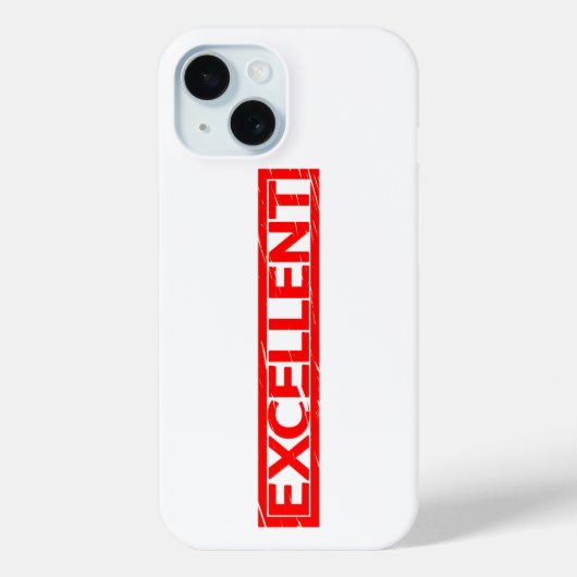 Uitstekende stempel Case-Mate iPhone case (Achterkant)