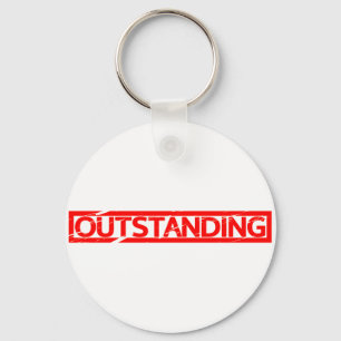 Uitstekende stempel sleutelhanger