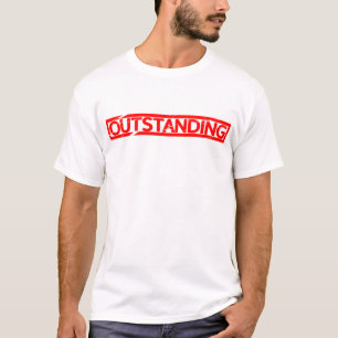 Uitstekende stempel t-shirt