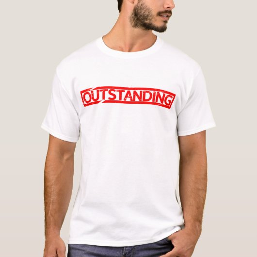 Uitstekende stempel t-shirt (Voorkant)