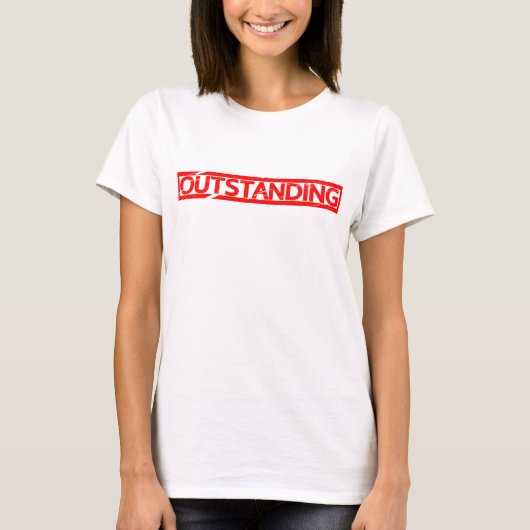 Uitstekende stempel t-shirt (Voorkant)