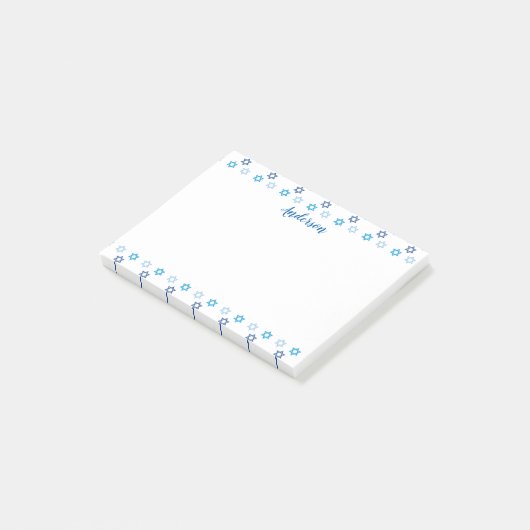 Uitstekende ster van David Post-it® Notes (Schuin)