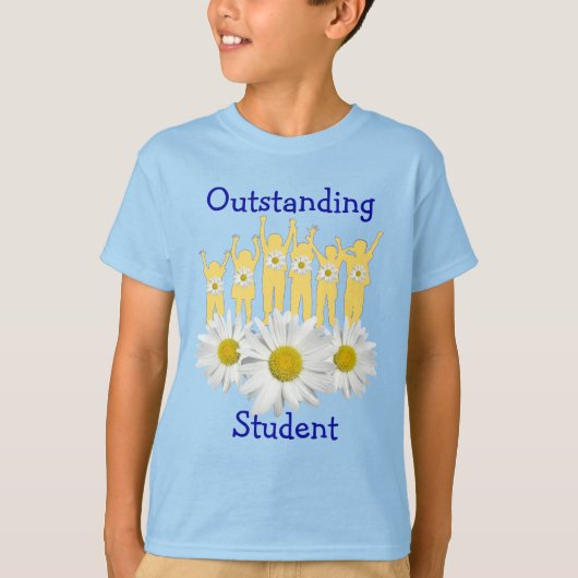 Uitstekende student - Daisy Blooms T-shirt (Voorkant)