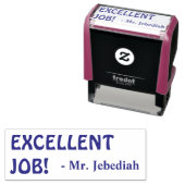 "UITSTEKENDE TAAK!" Rubberstempel Zelfinktende Stempel (In situ)