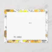 Uitstekende taakleraar briefkaart (Achterkant)